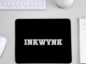 InkWynk Brand Black & White Non Slip Premium gaming Mouse Pad