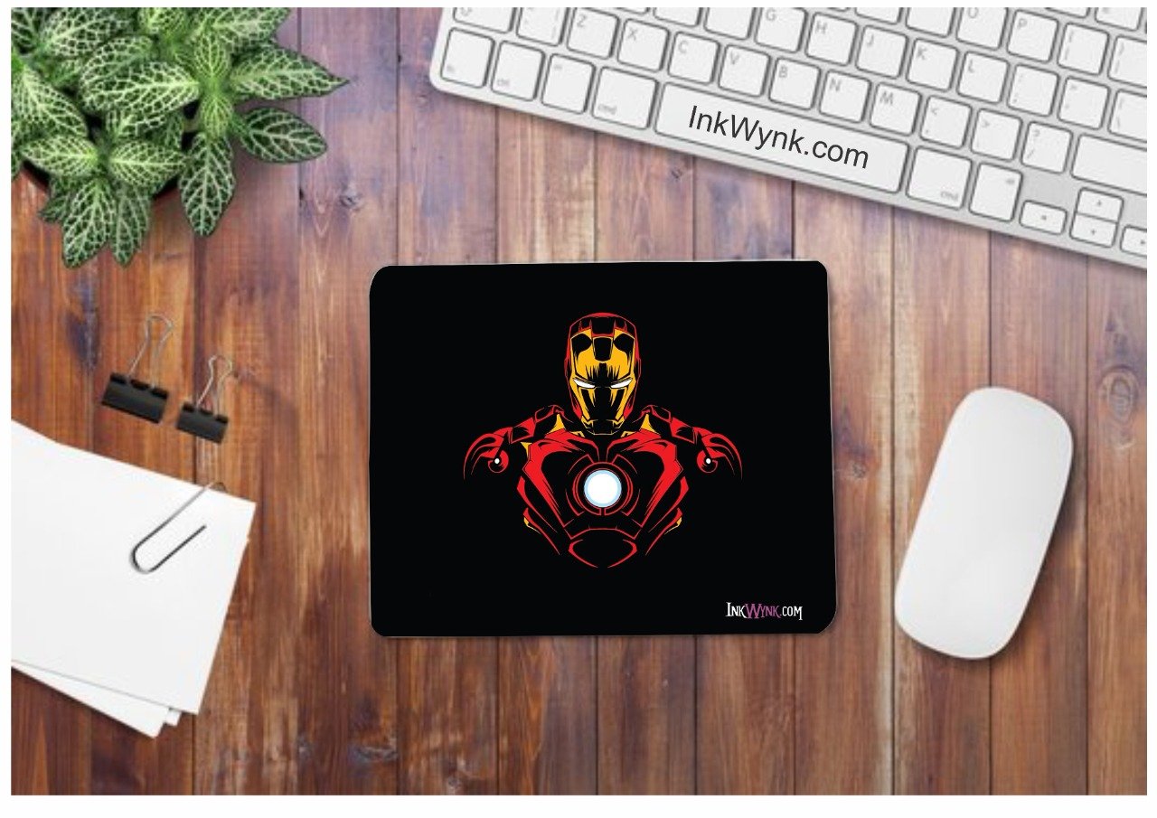 Intelligent Avenger Ironman Printed Mouse Pad for Gamers