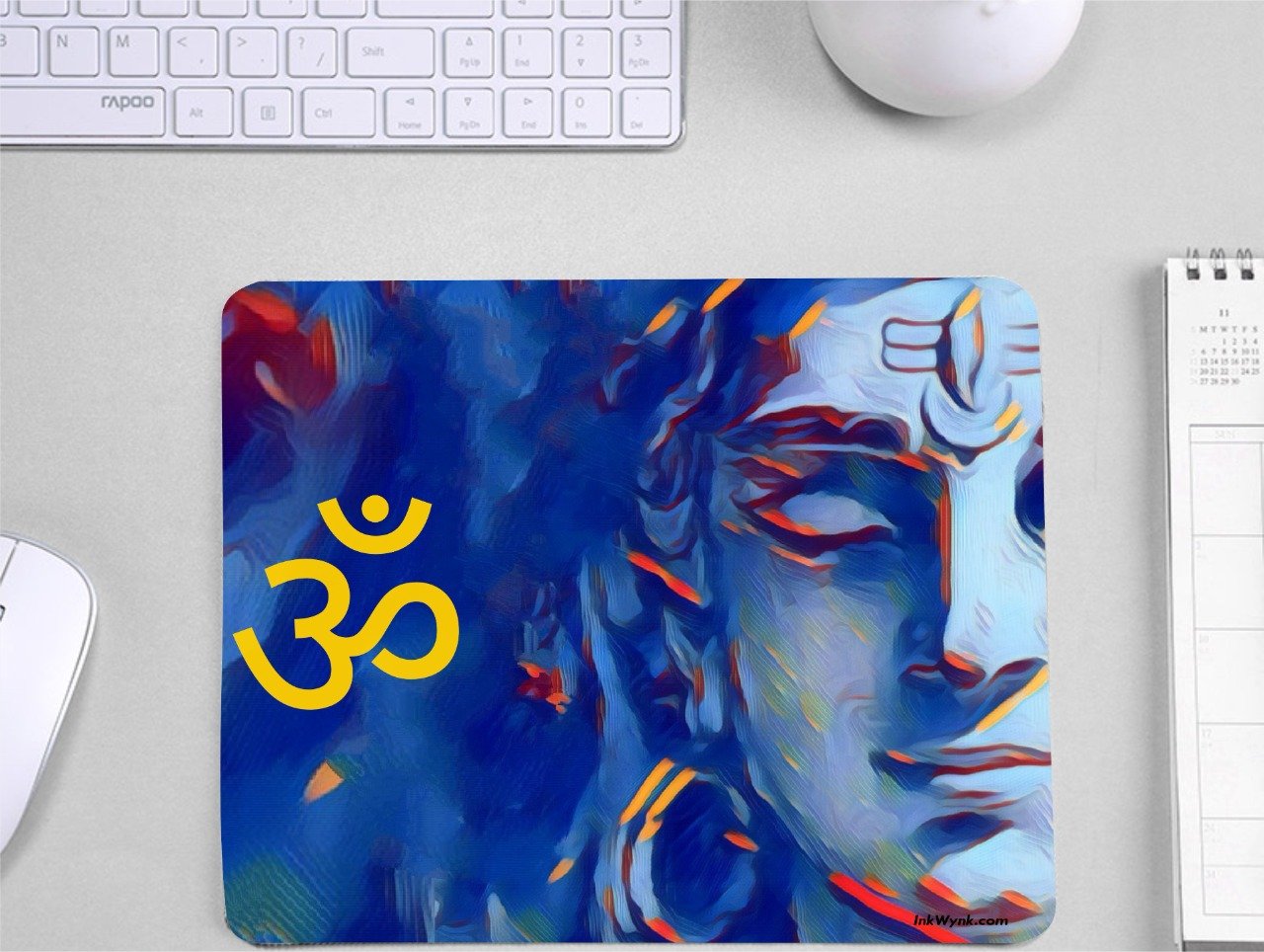 Maheshwara Skid Proof Printed Mouse Pad for Office and Home