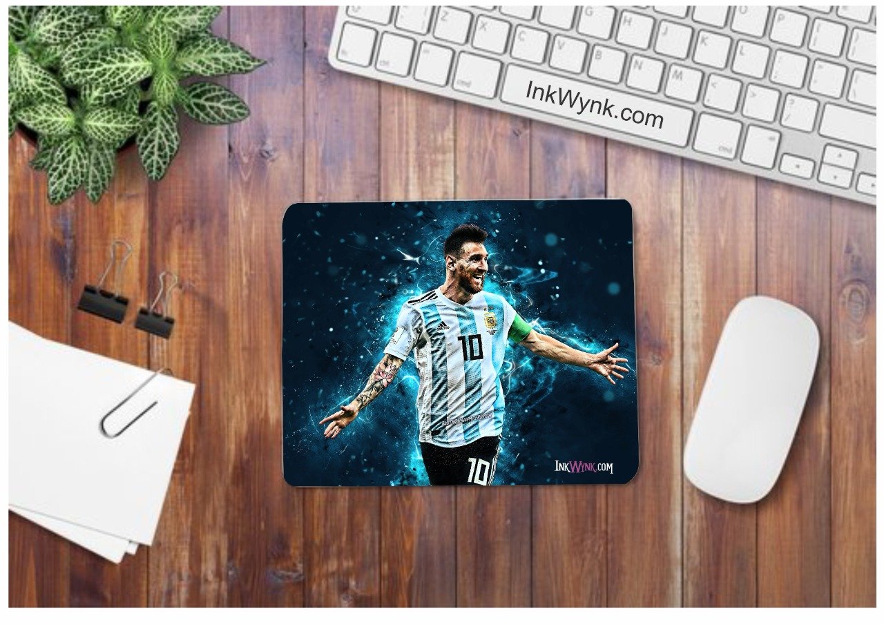 Messi Printed Premium Quality laptop Computer Mouse Pad