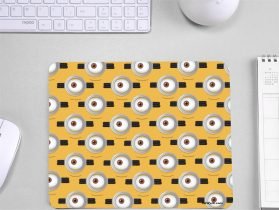 Minion Eyes Printed Mouse Pad for Laptop