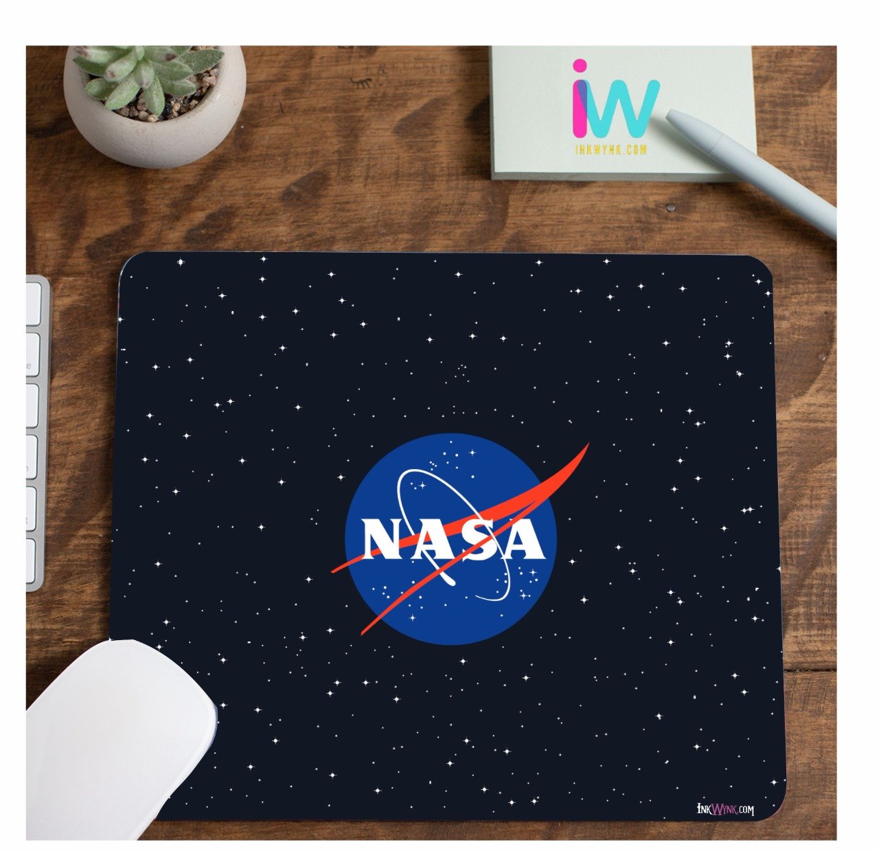 NASA Logo Printed Gaming Mouse Pad (3mm)