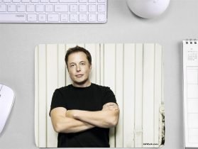 Richest Businessman Elon Musk Graphic Mouse Pad For Computer