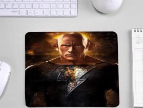 Rock Black Adam Printed Mouse Pad for Students