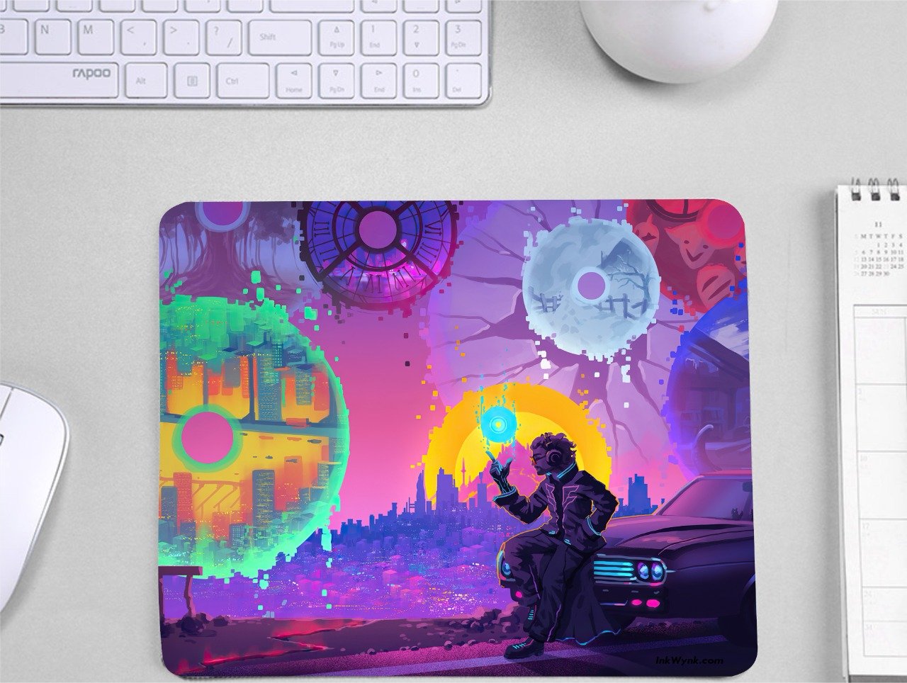 Sci-friction non slip mouse pad for students.
