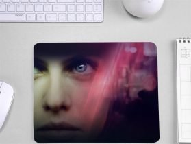 Stranger Things 011 Face Printed Mouse Pad for Girls