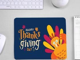 Thanks Giving Day Theme Designer Mouse Pad