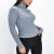 Women’s Slim Fit Grey Turtle Neck Sweater