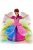 Princess Dancing Doll and Rotating Angel Girl Flashing 3D Lights with Musical Toy for Girls