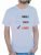 Gamer Ticked Printed Unisex White T-Shirt