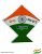 Indian Flag Kite Sticker For Independence Day