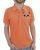 Panda Collar Half Sleeve T-Shirt Orange