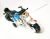 Premium Look Bike Toy With Number Plate For Kids Push Back (Blue Colour)