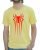 Red Spider Half Sleeve Yellow T-Shirt