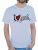 I Love Games Printed Unisex White T-Shirt for Gamers