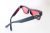 Uv Protected Unisex Sunglasses ( Black, Red)